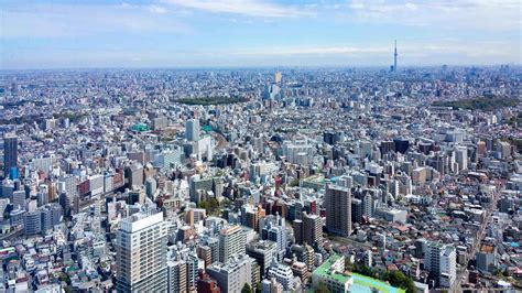 Tokyo aerial view. An aerial view of Tokyo. Four megarivers converge on the city: the Arakawa, Sumidagawa, Edogawa and Tamagawa. Photograph: ansonmiao/Getty Images. View image in fullscreen. 