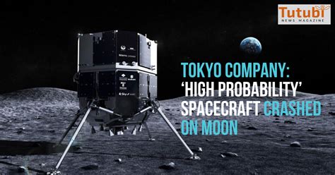 Tokyo company: ‘High probability’ spacecraft crashed on moon