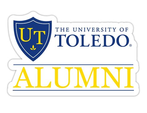 Toledo Rockets 4 Zoll lasergeschnitten Alumni Vinyl Aufkleber