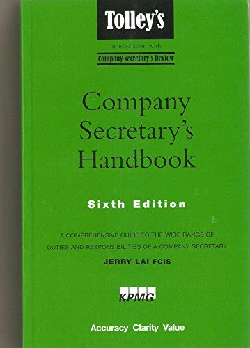 Tolley 39 s company secretary 39 s handbook 1996. - Handbook of psychological and educational assessment of children 2 e personality behavior and context.
