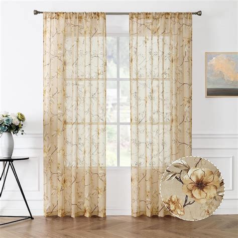 Tollpiz sheer curtains. Blackout curtains offer the most privacy and thermal capabilities. Machine washable fabric means you can clean these curtains anytime. Most Stylish. Tollpiz Floral Short White Sheer Tier Curtains. Check Price On Amazon Check Price On Walmart. 9.4. Many sizes and colors means your RV windows are covered. 