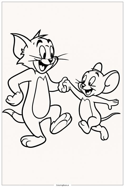 Tom And Jerry Coloring Pages To Prin