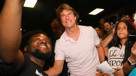Tom Cruise surprises fans at screening of new ‘Mission: Impossible’ at AMC Sunset Place