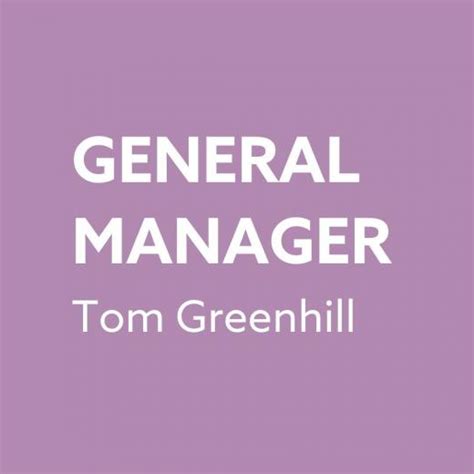 Tom Greenhill ACCA - General Manager - Corton House Limited