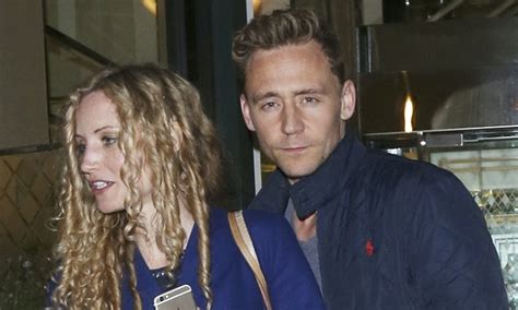 Tom Hiddleston seen with historian Suzannah Lipscomb