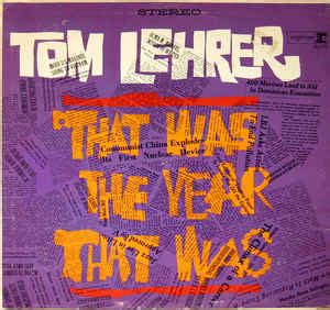 Tom Lehrer Discography Discogs