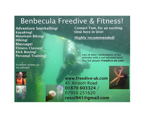 Tom Rossi - Owner - Benbecula Freedive and Fitness