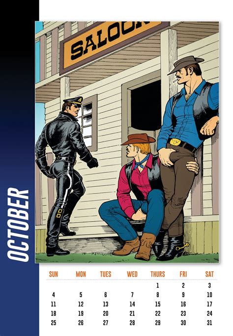 Tom of Finland 2020 Calendar FULL COLOR & New Leather Pants Etsy