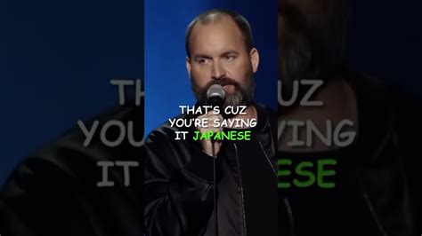 Tom segura japanese. Tom Segura jokes about Brad Pitt, weed, getting old, his kids, and the sweetest kiss of all in his Netflix standup comedy specials Sledgehammer (2023), Ball ... 