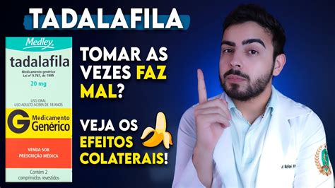 Tomar tadalafila de vez em quando faz mal? - YouTube