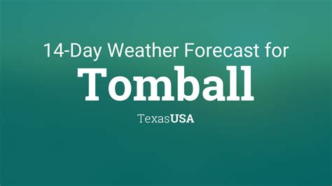 Tomball forecast. Get the monthly weather forecast for Tomball, TX, including daily high/low, historical averages, to help you plan ahead. 