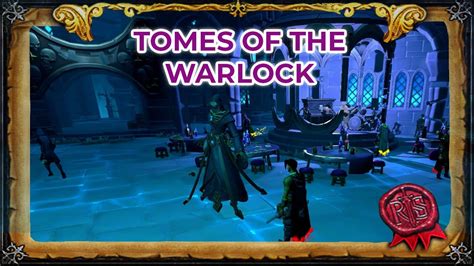 Tombs of the warlock rs3. Complete tomes are found while Excavating when the player successfully obtains a material or finishes excavating an artefact. The odds of finding a complete tome increase with their level and the level of the hotspot or material cache they are excavating, as well as being increased by luck tier 2 or above. When taken to the desk in the upstairs ... 