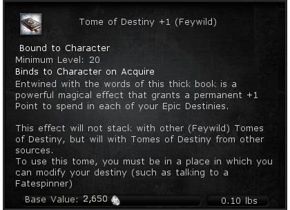 Tome of Destiny Indicator - forums.ddo.com