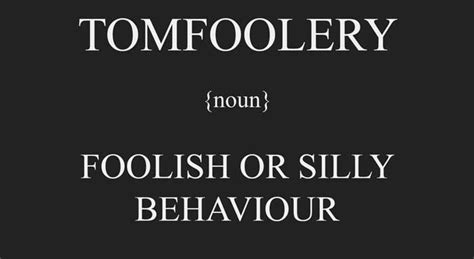 Tomfoolery Definition & Meaning - Merriam-Webster