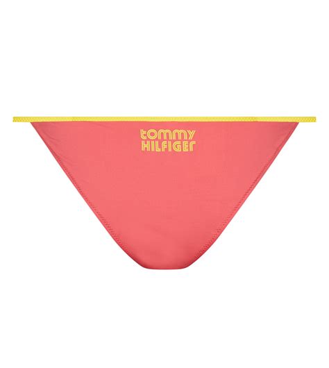 Tommy Hilfiger Multi Logo String Bikini Bottoms - amazon.com