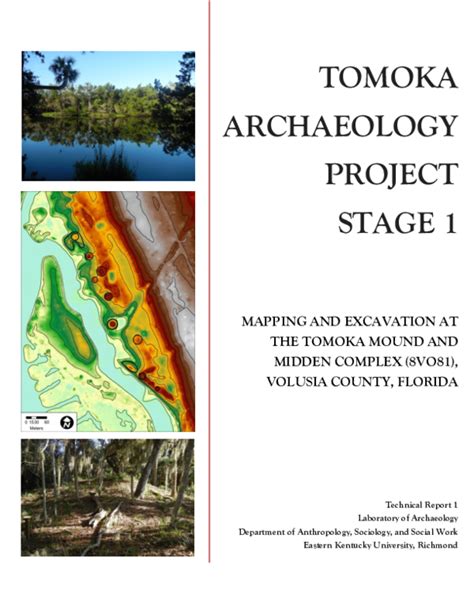 propose a St. Johns River Valley origin for the Tomoka mound builders more than 50 km away. Endonino also notes the changing environments that pre-contact and protohistoric populations experienced as sea level rise altered food resources and required inhabitants to adapt. The effect of sea level rise and other natural forces .