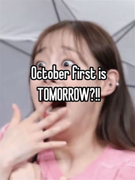 Tomorrow Is October
