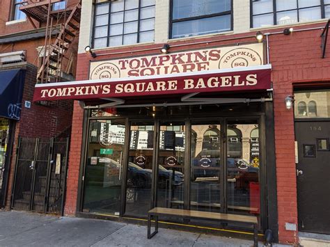 Tompkin square bagels. Jan 17, 2023 · Multiple Locations / Website. Another NYC staple, Tompkins Square Bagels is some of the best NYC has to offer. Paying homage to the traditional bagel breakfast sandwich, while still adding its own unique twist, our favorites include the Murray The Cop (pesto, eggs, roasted peppers, and fresh mozzarella), the El Chapo (braised pork, caramelized ... 