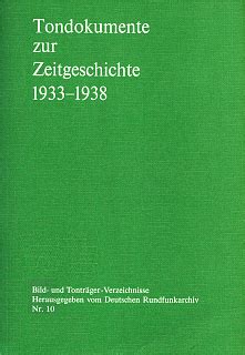 Tondokumente zur kultur  und zeitgeschichte 1936   1938: ein verzeichnis. - Traité de la morale des pères de l'église.