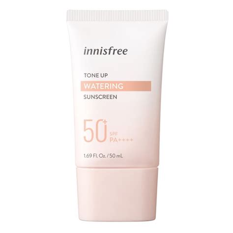 Tone Up Watering Sunscreen SPF50+ PA++++ 50ml - innisfree