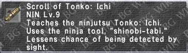 Tonko: Ichi - FFXI Wiki