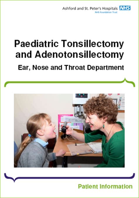 Tonsillectomy / Adenotonsillectomy (Paediatric) Policy