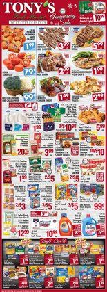 Bridgeview, IL Burbank, IL Chicago, IL Countryside, IL Hanover Park, IL Melrose Park, IL Niles, IL Plainfield, IL Prospect Heights, IL Round Lake Beach, IL Waukegan, IL The Tony’s weekly ad this week is very easy to browse through. . 