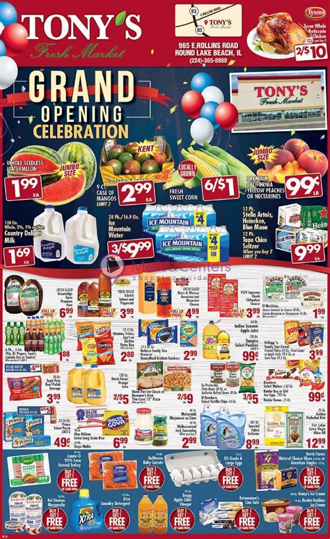 Tony weekly ads. Shop Archbold SuperValu for its weekly grocery ad, in-store ad and flyers that offer great value! Stop in today and save on grocery shopping! 