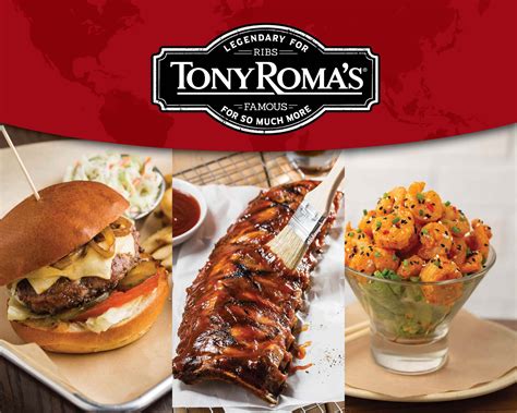 Tonyromas - MENU. TONY ROMA’S MENU HAS BEEN CREATED TO APPEAL TO A WIDE RANGE OF PEOPLE. RECOGNISING GLOBAL TRENDS, WHILE STILL STAYING TRUE TO THE TONY ROMA’S SIGNATURE THEME, WE HAVE ENSURED THERE IS A DISH TO SUIT EVERYONE. Our suppliers are predominately from Western Australia, so we can …