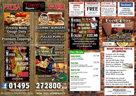 Tonys CafePizzeria - Home - Facebook