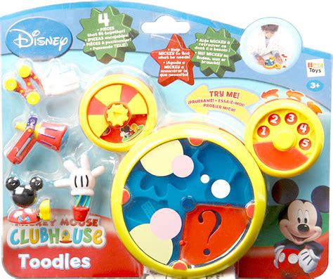 Just Play Disney Mickey Toodles Talk'n Toolbelt and Kids Play Tool Accessories for Contruction and Building Role Play and Dress Up. 4.6 out of 5 stars 3,790. 8 offers from $15.50. Mickey Mouse 7-Piece Figure Set, Mickey Mouse Clubhouse Toys, Officially Licensed Kids Toys for Ages 3 Up, Gifts and Presents, Amazon Exclusive .... 