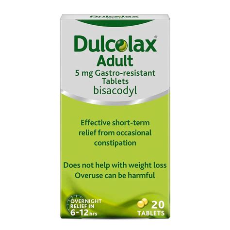 Took 2 dulcolax nothing happened.  They dont work for weight loss (lon...