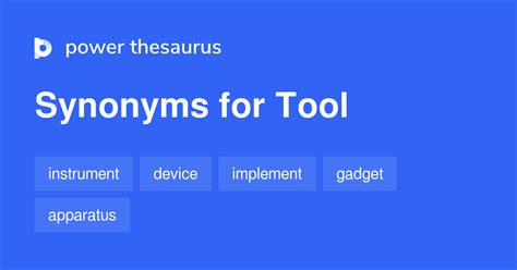 Tool: Synonyms in English