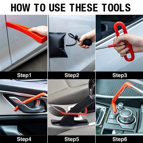 Tool to unlock car door autozone. Inflate the wedge gradually using the provided hand pump or similar tool. The goal is to create a gap wide enough to insert the long-reach tool without damaging the window or door. Carefully insert the long-reach tool to reach the lock button on the armrest. Press the lock button and retrieve your keys from the car. 