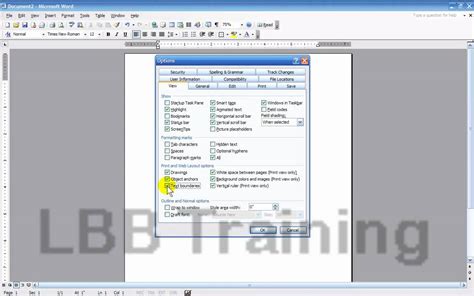 Tools, Options in Microsoft Word 2003 YouTube