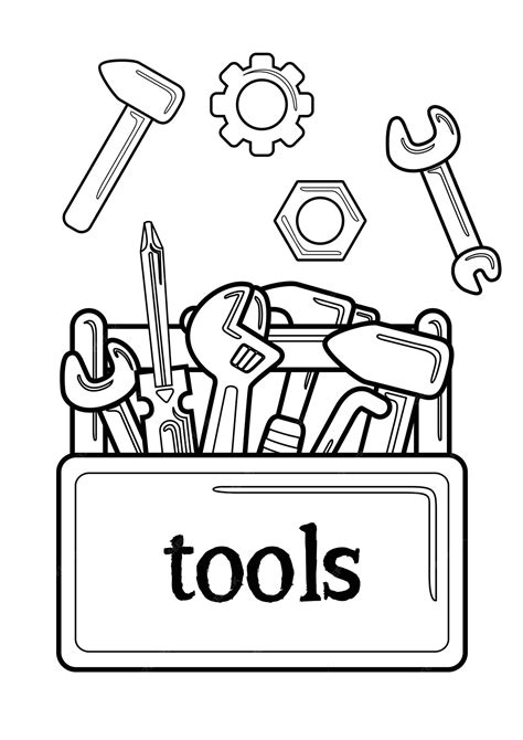 Tools Coloring Sheet Coloring Pages