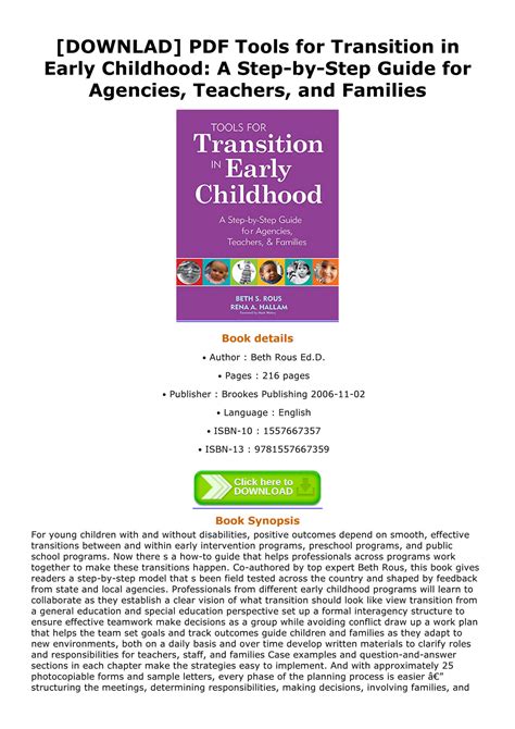 Tools for transition in early childhood a step by step guide for agencies teachers and families. - Htc one x service manual download.