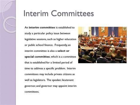 Tools to Follow Legislature s Interim Committees