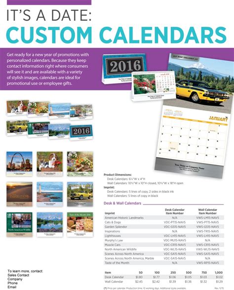 Tools to Use Custom Printed Calendar Flyer Navitor