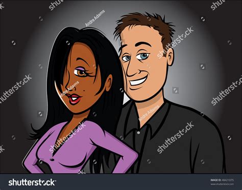 Toon porn interracial
