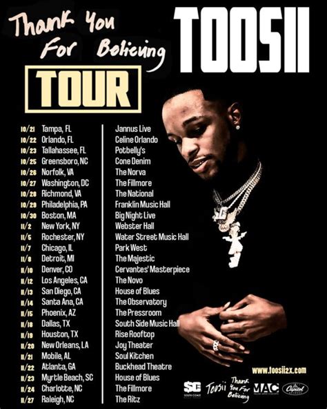 Toosii Tour 2023