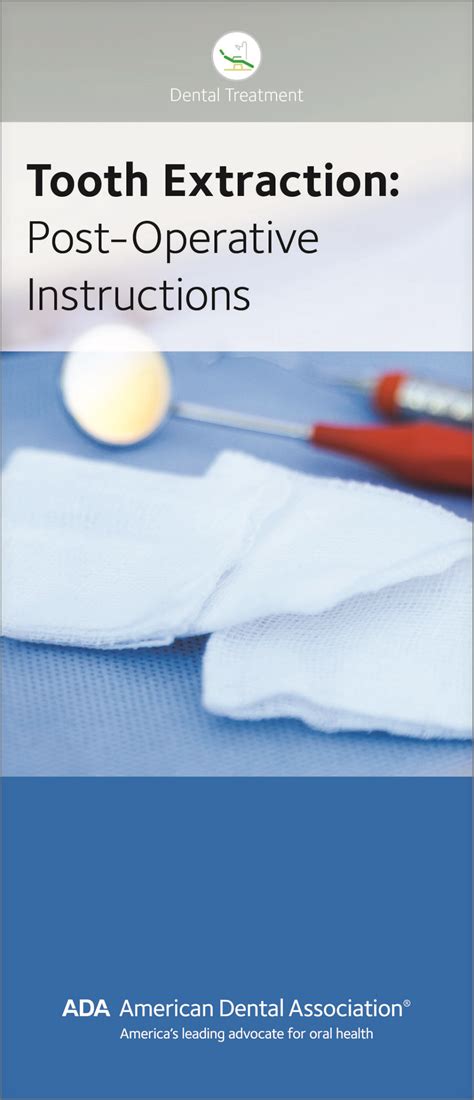 Tooth Extraction PostOperative Instructions Wasserman Medical & Dental