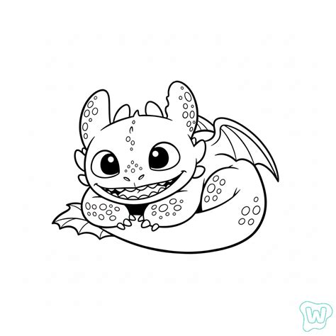 Toothless Coloring