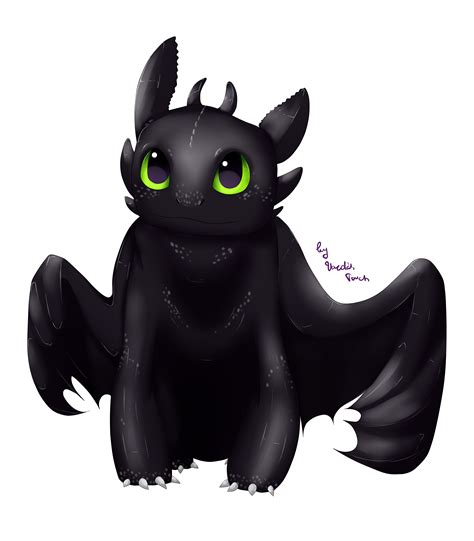 Toothless picture. Original image credit: SweetLhuna. Print it. Toothless. How to Train Your Dragon Baby dragon Baby animals. Toothless coloring page from How to Train Your Dragon category. Select from 77648 printable crafts of cartoons, nature, animals, Bible and many more. 