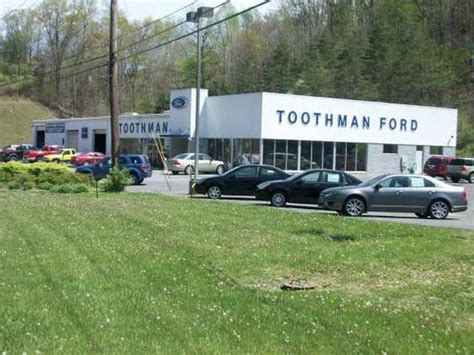 Toothman ford cars. Toothman Ford offers used cars and new Ford trucks for sale. If you are searching for used car dealers "near me", then we are the new Ford and used car dealership that you're seeking. Located in Grafton WV, we are near Clarksburg, Bridgeport, Mannington, Fairmont, and Morgantown WV. Your business is important to us and we compete vigorously for ... 