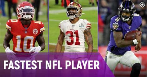 Top 10 Fastest Players in NFL History - SOG Sports