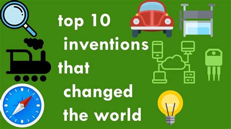 Top 10 Inventions That Changed the World - The Teal Mango