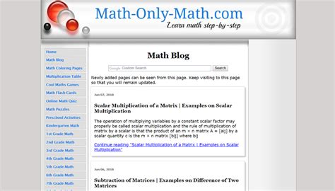 Top 10 Math Blogs on the Internet Today Math Websites