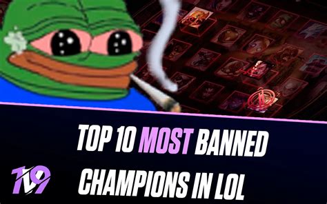 Top 10 Most Banned Champions (2014 - 2024) - League of Legends