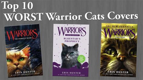 Top 10 WORST Warrior Cats Book Covers - YouTube